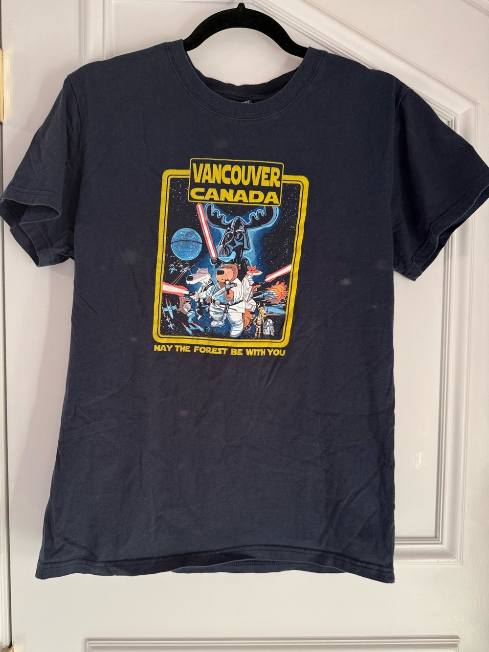 Vancouver Canada Star Wars May the Forest Be With You T-Shirt S